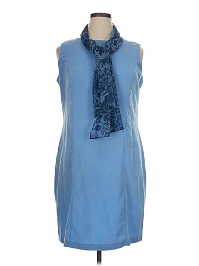 Pre-owned Assorted Brands Casual Dress In Blue