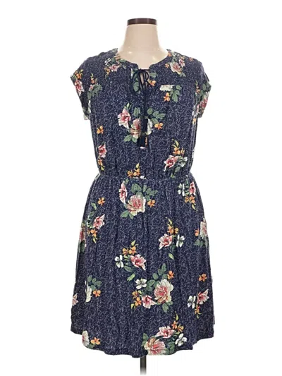 Pre-owned Assorted Brands Casual Dress In Blue