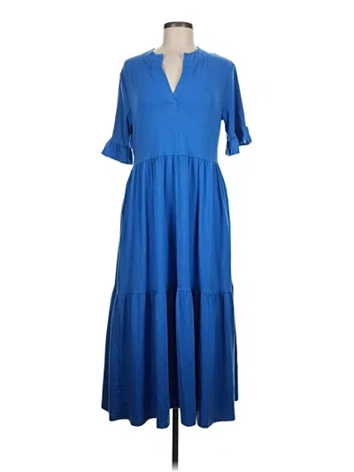 Pre-owned Assorted Brands Casual Dress In Blue
