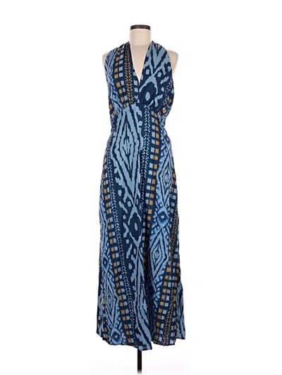 Pre-owned Assorted Brands Casual Dress In Blue