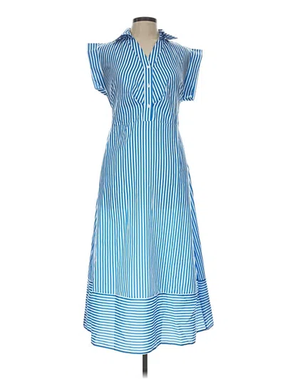 Pre-owned Assorted Brands Casual Dress In Blue