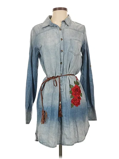Pre-owned Assorted Brands Casual Dress In Blue
