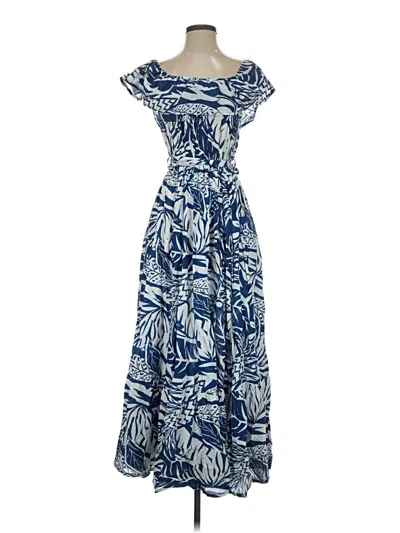 Pre-owned Assorted Brands Casual Dress In Blue
