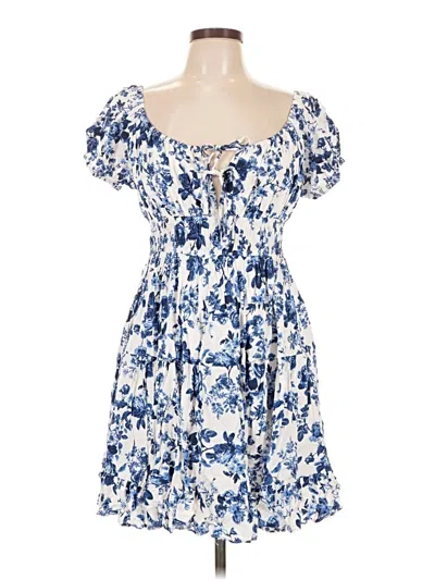 Pre-owned Assorted Brands Casual Dress In Blue