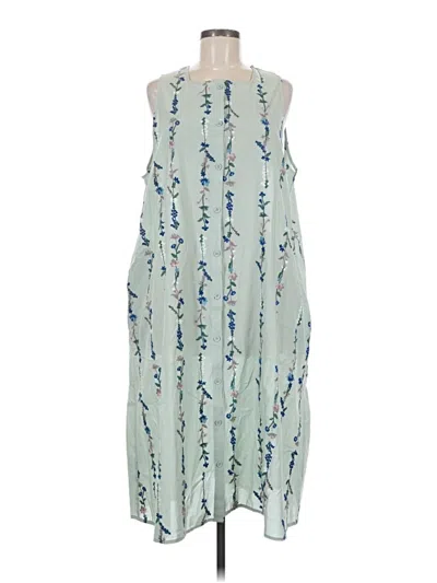 Pre-owned Assorted Brands Casual Dress In Blue