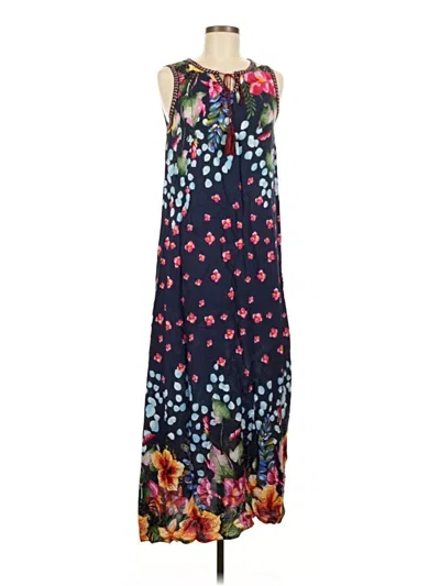 Pre-owned Assorted Brands Casual Dress In Blue