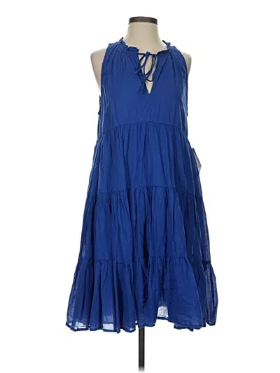 Pre-owned Assorted Brands Casual Dress In Blue