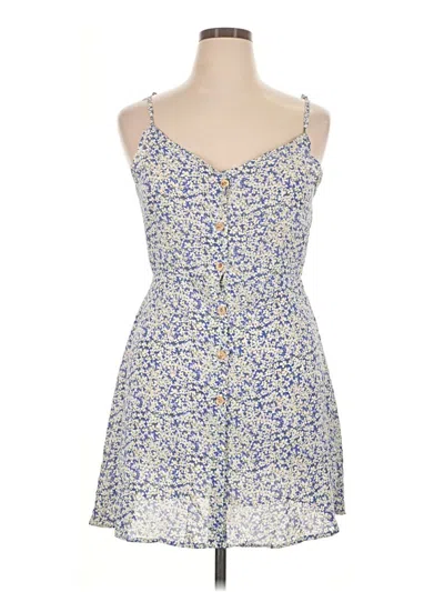 Pre-owned Assorted Brands Casual Dress In Blue