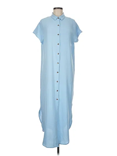 Pre-owned Assorted Brands Casual Dress In Blue