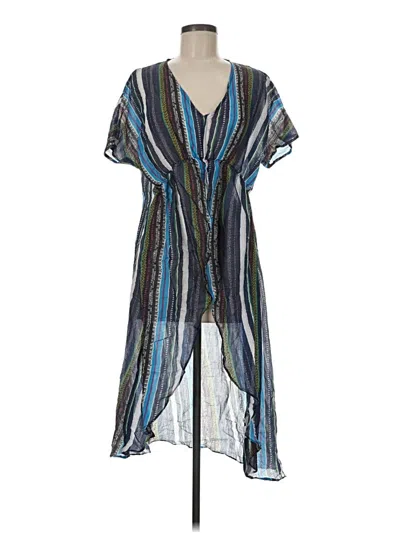 Pre-owned Assorted Brands Casual Dress In Blue