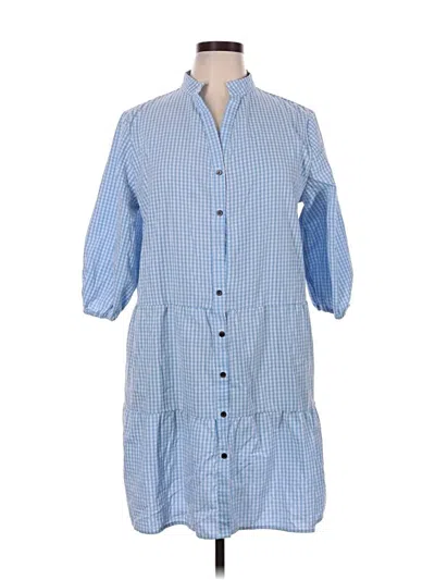 Pre-owned Assorted Brands Casual Dress In Blue