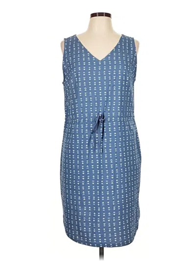 Pre-owned Assorted Brands Casual Dress In Blue