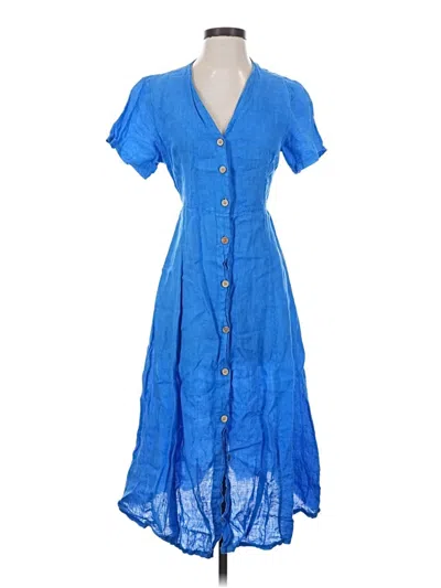 Pre-owned Assorted Brands Casual Dress In Blue