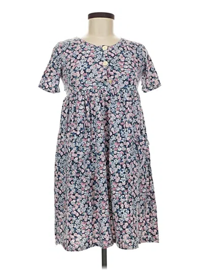 Pre-owned Assorted Brands Casual Dress In Blue