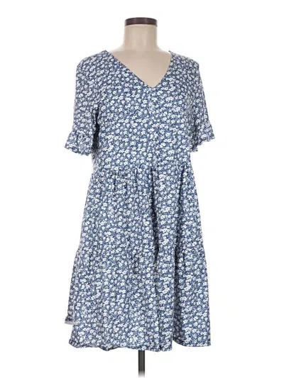 Pre-owned Assorted Brands Casual Dress In Blue