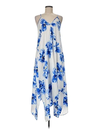 Pre-owned Assorted Brands Casual Dress In Blue
