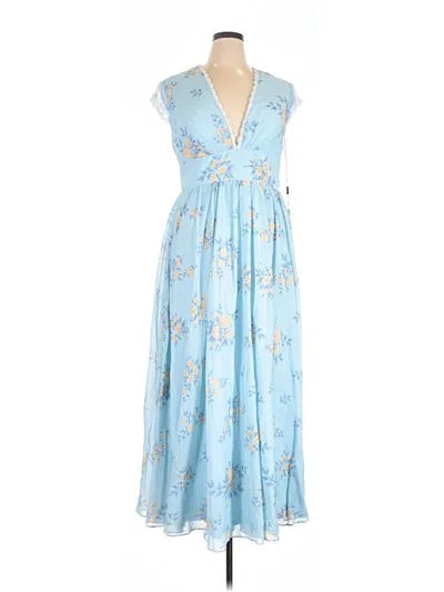 Pre-owned Assorted Brands Casual Dress In Blue