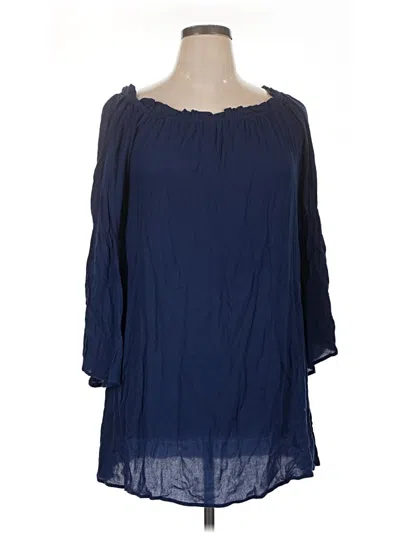 Pre-owned Assorted Brands Casual Dress In Blue