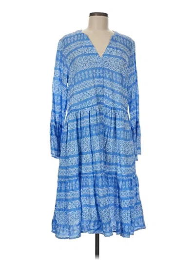 Pre-owned Assorted Brands Casual Dress In Blue