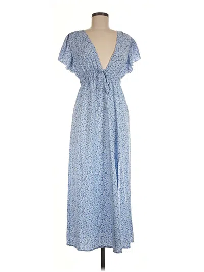 Pre-owned Assorted Brands Casual Dress In Blue