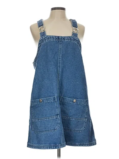 Pre-owned Assorted Brands Casual Dress In Blue