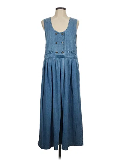 Pre-owned Assorted Brands Casual Dress In Blue