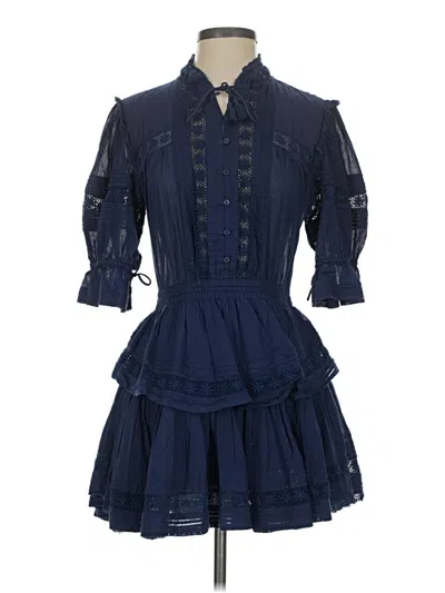 Pre-owned Assorted Brands Casual Dress In Blue