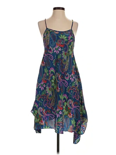 Pre-owned Assorted Brands Casual Dress In Blue
