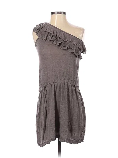 Pre-owned Assorted Brands Casual Dress In Brown