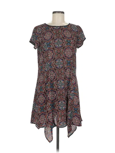 Pre-owned Assorted Brands Casual Dress In Brown