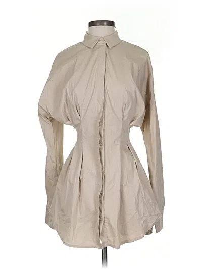 Pre-owned Assorted Brands Casual Dress In Brown