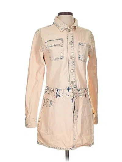 Pre-owned Assorted Brands Casual Dress In Brown