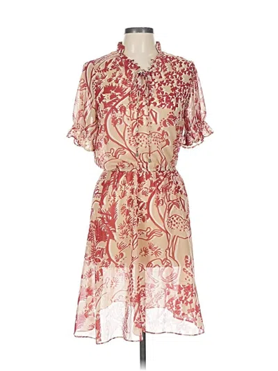 Pre-owned Assorted Brands Casual Dress In Brown