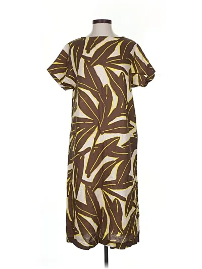 Pre-owned Assorted Brands Casual Dress In Brown