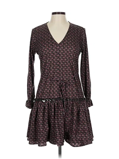 Pre-owned Assorted Brands Casual Dress In Brown