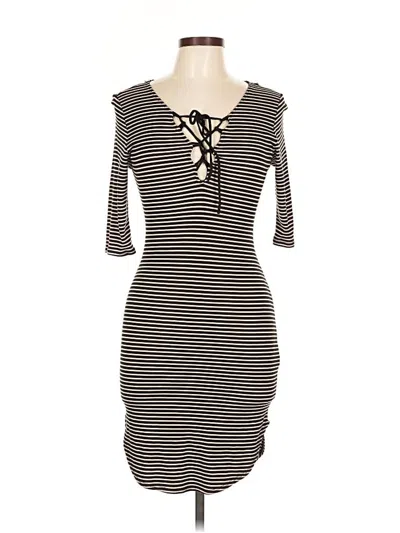Pre-owned Assorted Brands Casual Dress In Brown