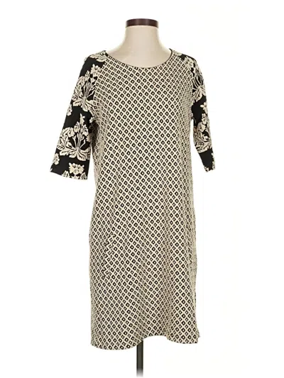 Pre-owned Assorted Brands Casual Dress In Brown