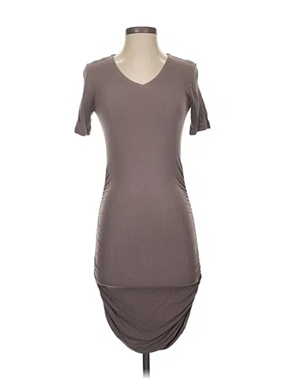 Pre-owned Assorted Brands Casual Dress In Brown