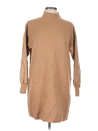 Pre-owned Assorted Brands Casual Dress In Brown