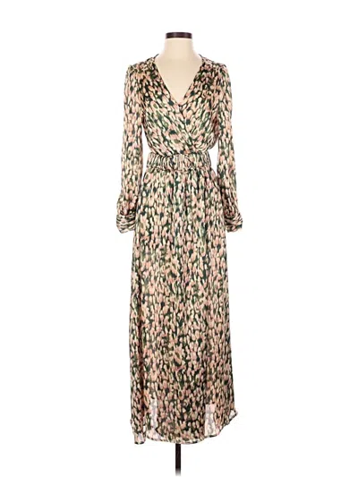 Pre-owned Assorted Brands Casual Dress In Brown