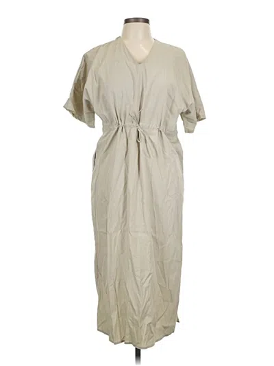 Pre-owned Assorted Brands Casual Dress In Brown