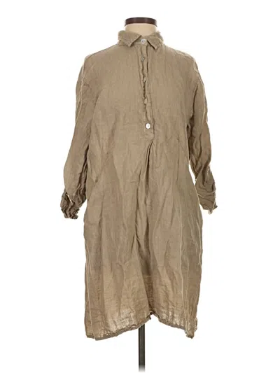 Pre-owned Assorted Brands Casual Dress In Brown