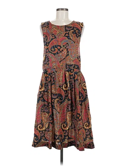 Pre-owned Assorted Brands Casual Dress In Brown