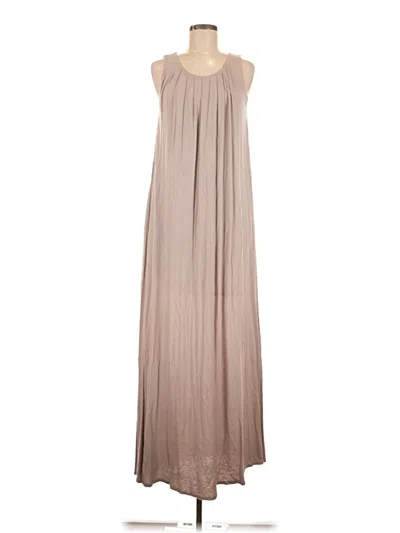 Pre-owned Assorted Brands Casual Dress In Brown