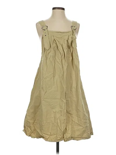 Pre-owned Assorted Brands Casual Dress In Brown