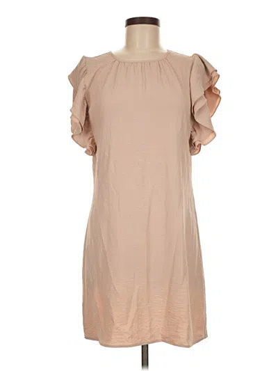 Pre-owned Assorted Brands Casual Dress In Brown
