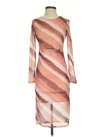 Assorted Brands Casual Dress In Brown