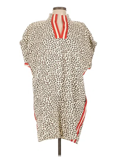 Pre-owned Assorted Brands Casual Dress In Brown