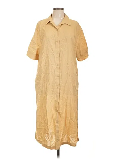 Pre-owned Assorted Brands Casual Dress In Brown