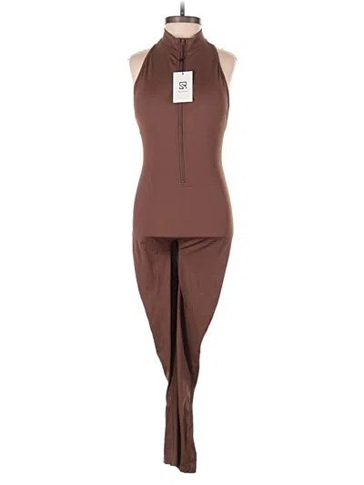 Assorted Brands Casual Dress In Brown